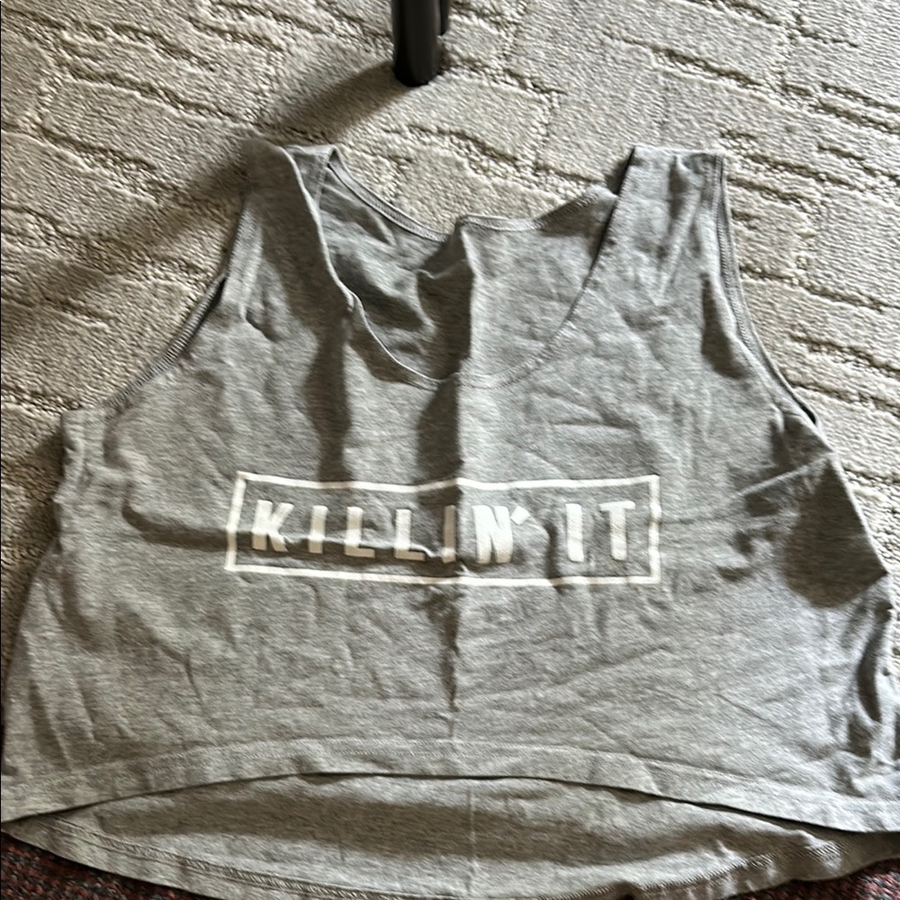 Gray 'Killin It' Tank Top